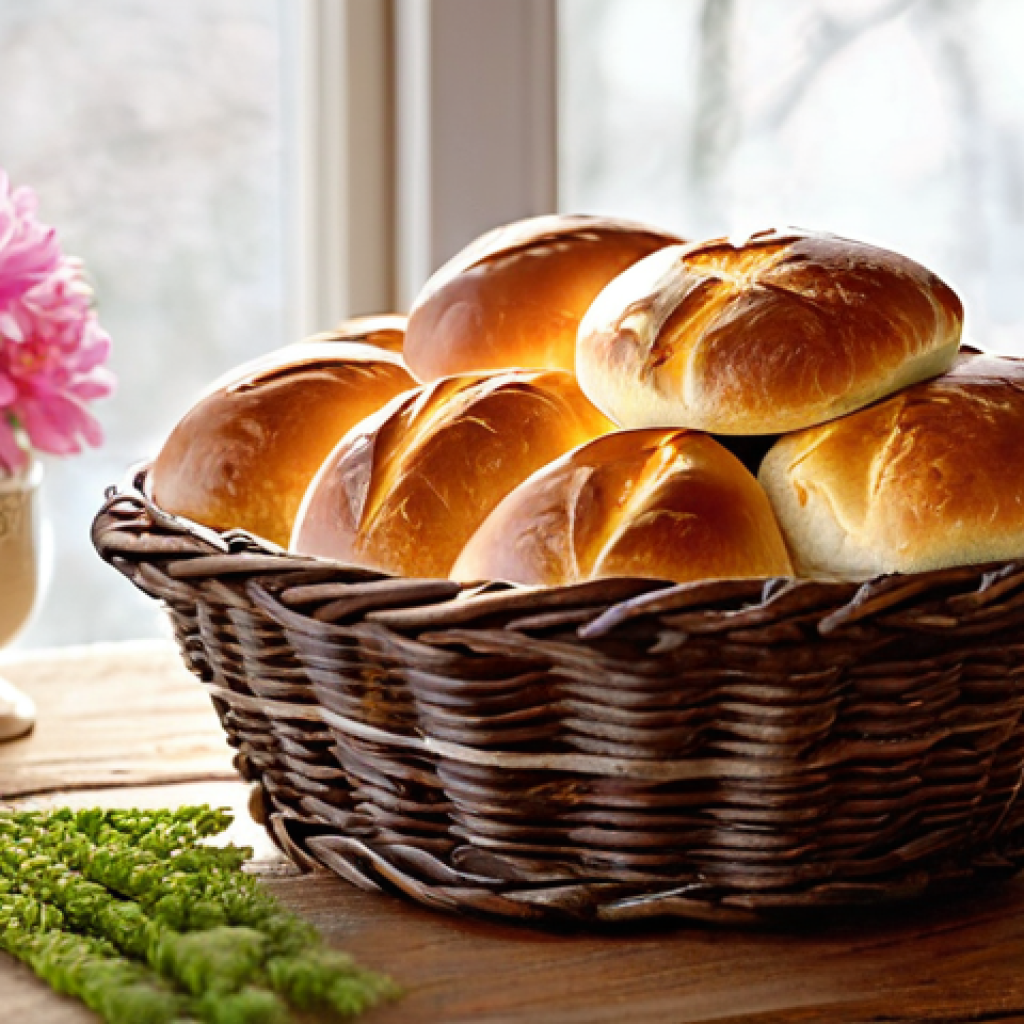 우크라이나 베이커리 문화 - **Prompt for Paska, Ukrainian Easter Bread:**
    "A beautifully crafted, traditional Ukrainian Pask...