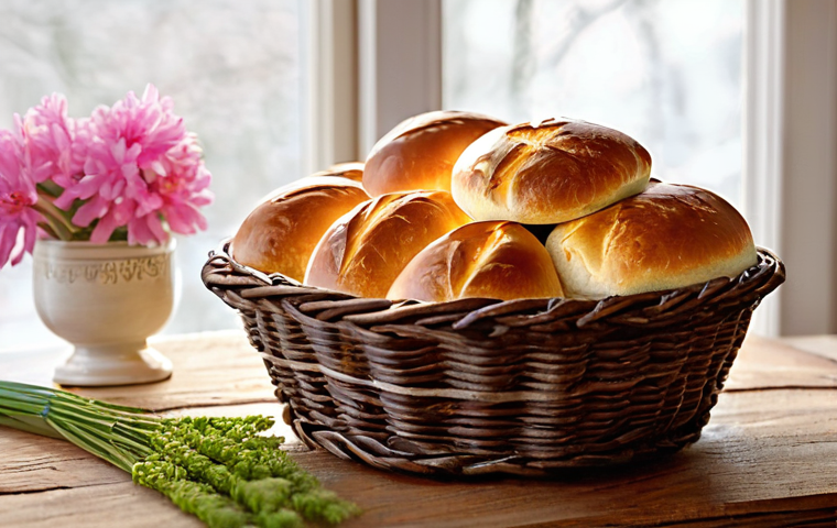 우크라이나 베이커리 문화 - **Prompt for Paska, Ukrainian Easter Bread:**
    "A beautifully crafted, traditional Ukrainian Pask...